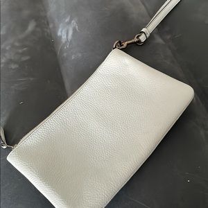 Coach wristlet light blue purse